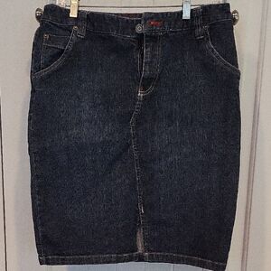 Style & Co. Dark Denim Skirt